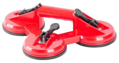 Ventuză triplă pentru sticlă Strend Pro CUP-182, 100 kg, ABS