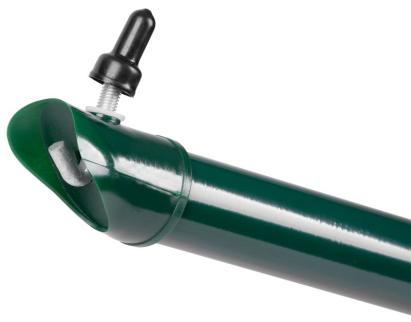 Contravântuire pentru stâlp gard Strend Pro METALTEC 2 m, zincat PVC verde