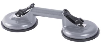 Ventuză dublă pentru sticlă Strend Pro CUP-785, aluminiu, 80 kg