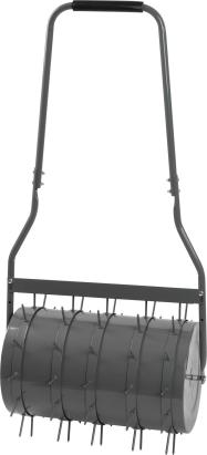 Tăvălug aerator pentru gazon Garden GS001, 59 cm, metal, cu țepi