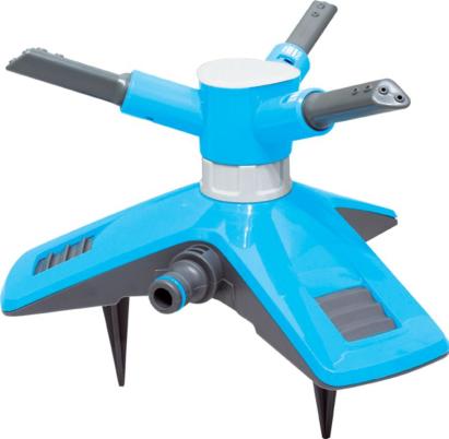 Aspersor rotativ Aquacraft ErgoPlus cu 3 brațe, bază stabilă