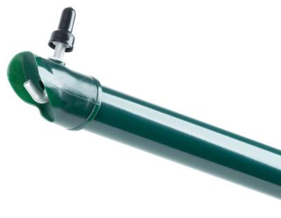 Contravântuire stâlp gard Strend Pro Metaltec zincată, PVC verde 1750 mm