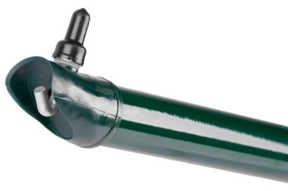 Contravântuire stâlp gard Strend Pro Metaltec Zn+PVC verde RAL6005, 2,5 m
