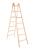 Scară dublă din lemn Strend Pro cu 7 trepte, 2,26 m, 150 kg