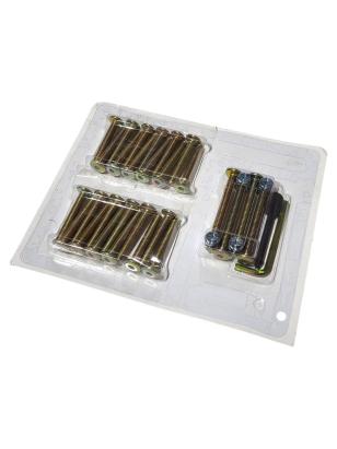 Set șuruburi de montaj pentru setul LEQ Kolding balcon, 160x63x89 cm