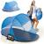 Cort de plajă pop-up Strend Pro albastru 190x120x90 cm, UV