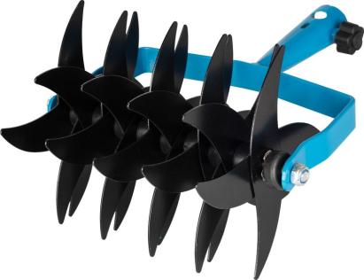Cultivator manual metalic Strend Pro Herrison pentru afânarea solului, 28x18 cm
