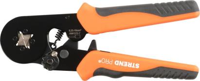 Cleste de sertizat Strend Pro 175 mm pentru cabluri 0,25–10 mm²