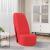 Scaun, design toc înalt, roșu, piele ecologică GartenMobel Dekor
