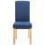 Scaune de bucătărie, 4 buc., albastru, material textil GartenMobel Dekor