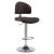 Scaun de bar, maro, piele ecologică GartenMobel Dekor