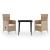 Set de mobilier de grădină, cu perne, 3 piese, bej GartenMobel Dekor
