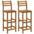 Set mobilier de bar de grădină, 3 piese, lemn masiv de acacia GartenMobel Dekor