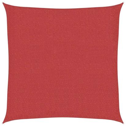 Pânză parasolar, roșu, 3,6x3,6 m, HDPE GartenMobel Dekor