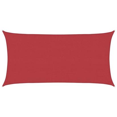 Pânză parasolar, roșu, 2x4 m, HDPE, 160 g/m² GartenMobel Dekor