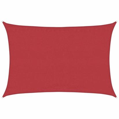 Pânză parasolar, roșu, 3,5x5 m, HDPE, 160 g/m² GartenMobel Dekor