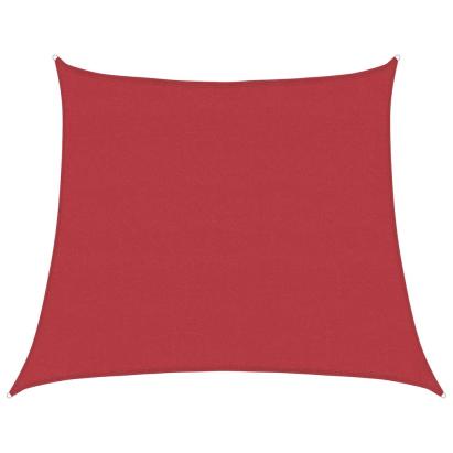 Pânză parasolar, roșu, 4/5x4 m, HDPE, 160 g/m² GartenMobel Dekor