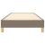 Cadru de pat cu arcuri Taupe 80x200 cm țesătură GartenMobel Dekor