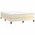 Cadru de pat cu arcuri, crem, 140x190 cm, piele ecologică GartenMobel Dekor