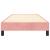 Cadru de pat cu arcuri, roz, 80x200 cm, catifea GartenMobel Dekor