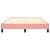 Cadru de pat cu arcuri, roz, 140x190 cm, catifea GartenMobel Dekor