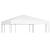 Acoperiș de pavilion, alb, 3 x 3 m, 270 g/m² GartenMobel Dekor