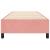 Cadru de pat cu arcuri, roz, 100x200 cm, catifea GartenMobel Dekor