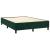 Cadru de pat cu arcuri, verde închis, 140x190 cm, catifea GartenMobel Dekor