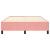 Cadru de pat cu arcuri, roz, 140x190 cm, catifea GartenMobel Dekor