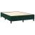 Cadru de pat cu arcuri, verde închis, 140x200 cm, catifea GartenMobel Dekor