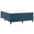 Cadru de pat cu arcuri, albastru închis, 140x200 cm, catifea GartenMobel Dekor