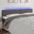 Tăblie de pat cu LED, gri, 200x5x78/88 cm, piele ecologică GartenMobel Dekor