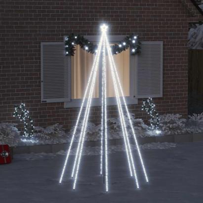 Cascadă lumini pom Crăciun interior/exterior 400 LED-uri 2,5 m GartenMobel Dekor