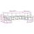 Set de canapele de exterior 8 pcs Gri natural și deschis GartenMobel Dekor