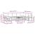 Set de canapele de exterior 9 pcs Gri natural și deschis GartenMobel Dekor