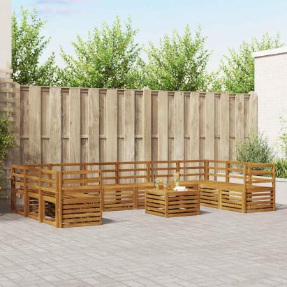 Seturi de canapele natural Lemn Solid de Acacia GartenMobel Dekor