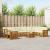 Seturi de canapele 11 pcs Natural și Crem Lemn Solid de Acacia GartenMobel Dekor