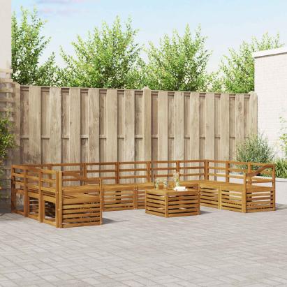 Seturi de canapele natural Lemn Solid de Acacia GartenMobel Dekor