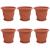 Ghivece pentru plante 6 pcs Roșu cărămidă Ø 26 x 21.5 cm GartenMobel Dekor
