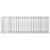 Pat ridicat din gabion 2 pcs Argintiu 250 x 50 x 80 cm GartenMobel Dekor
