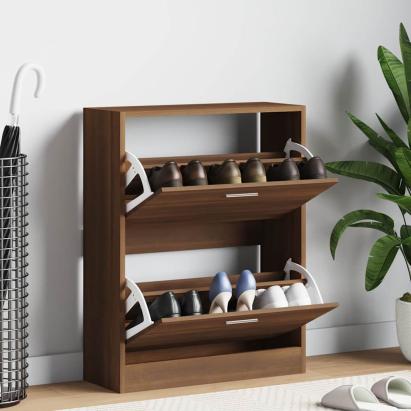 Pantofar, stejar maro, 63x24x81 cm, lemn compozit GartenMobel Dekor