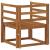 Set de canapele de exterior Lemn Solid de Acacia natural GartenMobel Dekor