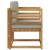 Set de canapele de exterior Lemn de acacia solid și poliester GartenMobel Dekor