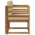Set de canapele de exterior Lemn de acacia solid și poliester GartenMobel Dekor