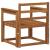 Set de canapele de exterior Lemn Solid de Acacia natural GartenMobel Dekor