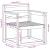 Set de canapele de exterior Lemn Solid de Acacia natural GartenMobel Dekor