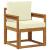 Set de canapele de exterior Lemn de acacia solid și poliester GartenMobel Dekor