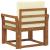 Set de canapele de exterior Lemn de acacia solid și poliester GartenMobel Dekor