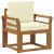Set de canapele de exterior Lemn de acacia solid și poliester GartenMobel Dekor