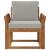 Set de canapele de exterior Lemn de acacia solid și poliester GartenMobel Dekor